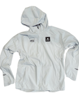 saysky clean pace flex hooded jacket, grey, running is ugly.
