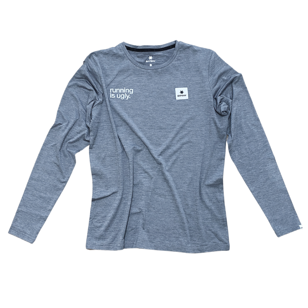 saysky clean motion longsleeve, grey.