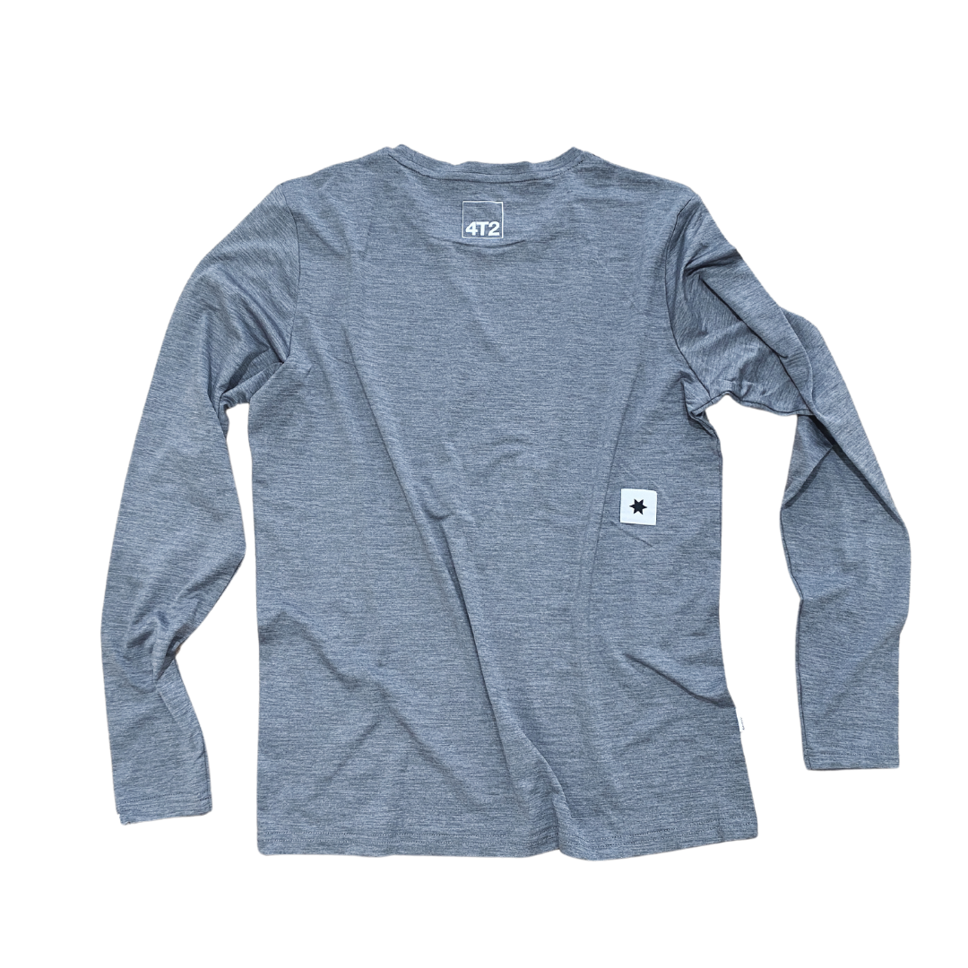 saysky clean motion longsleeve, grey.