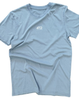 tee, running is boring, vintage grey.