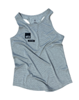 classic womens singlet, heather grey.