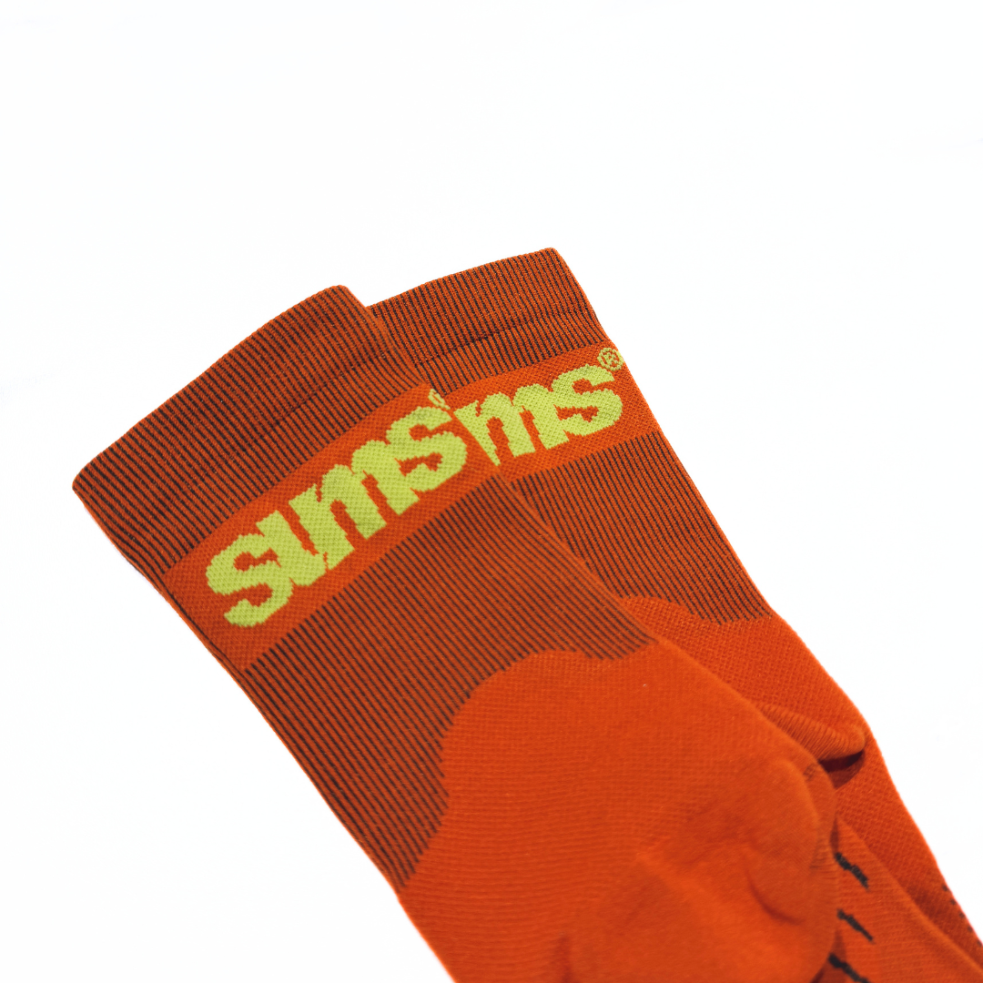 sums, rib runner, volt orange.