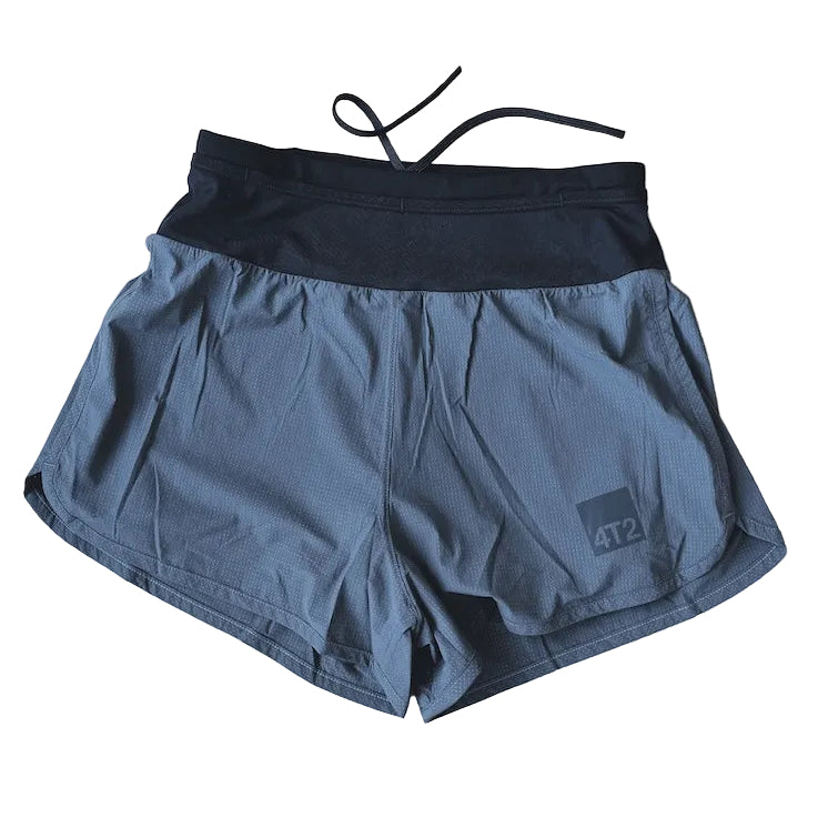 classic womens microperf short 3" get lost, grey.