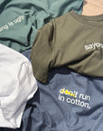 tee, sayonara, khaki, archive.