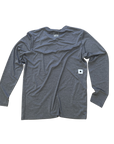 saysky clean pace longsleeve, get lost, grey.