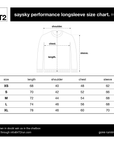 saysky clean pace longsleeve, get lost, grey.